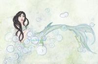 Mermaid's bubble bath